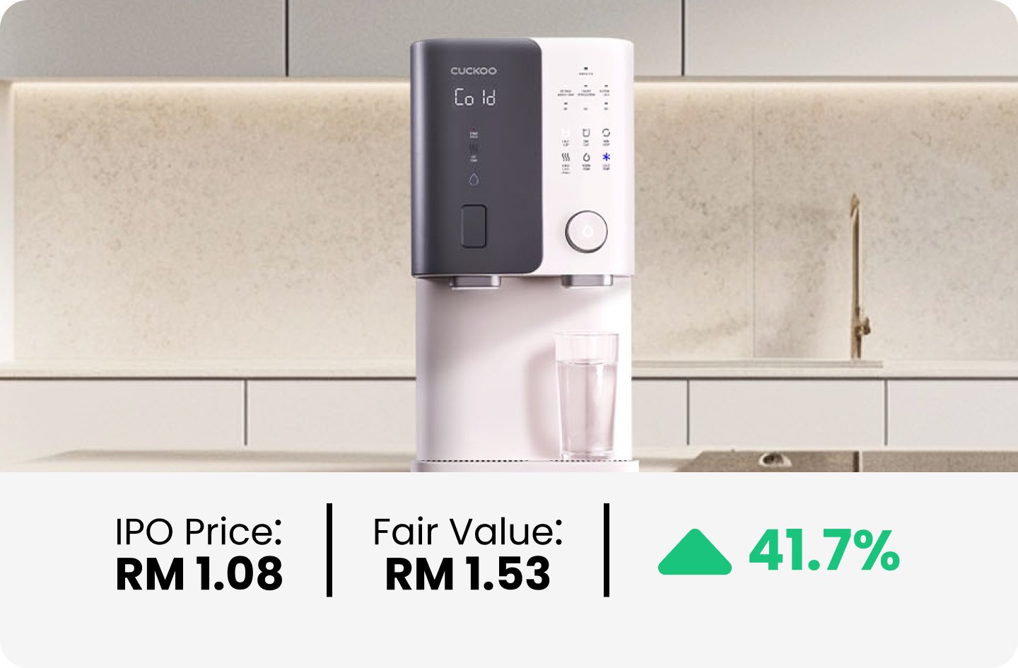 CUCKOO International (MAL) Berhad IPO - Upside of 41.7%